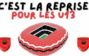 Reprise de la catégorie U13
