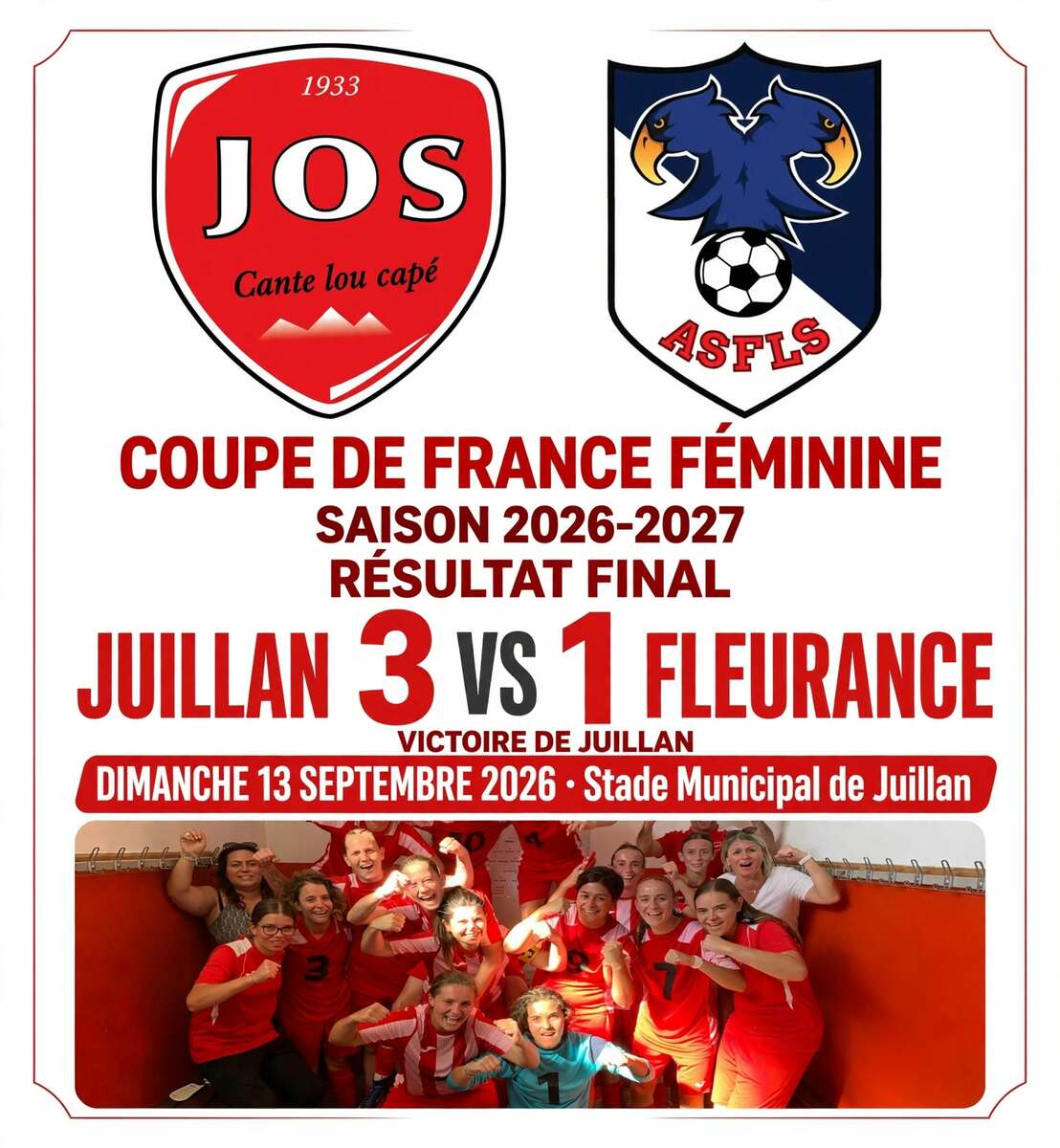 Les Résultats du week-end