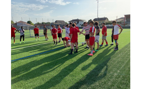 Début de la seconde semaine d’entraînement 